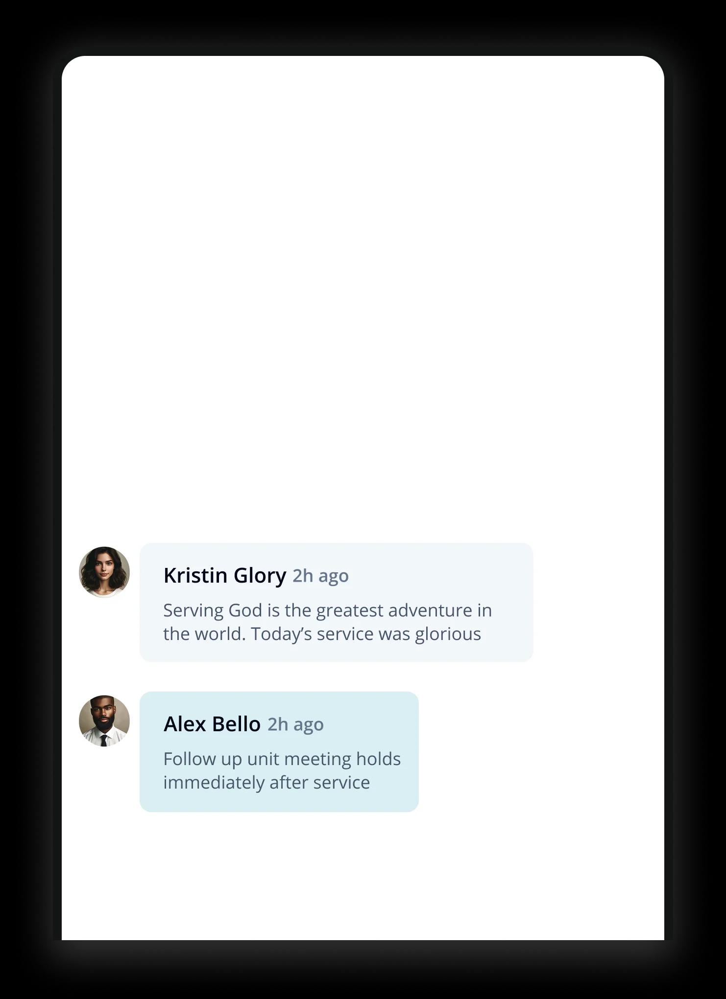 Engage Mobile dashboard